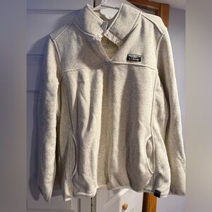 L.L. Bean Beige Knit Sweater